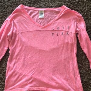 Pink Victoria’s  secret shirt